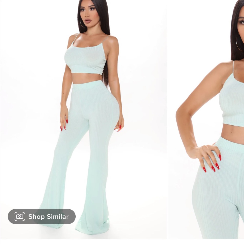 Fashion nova comfort outfit set MINT sizs xl